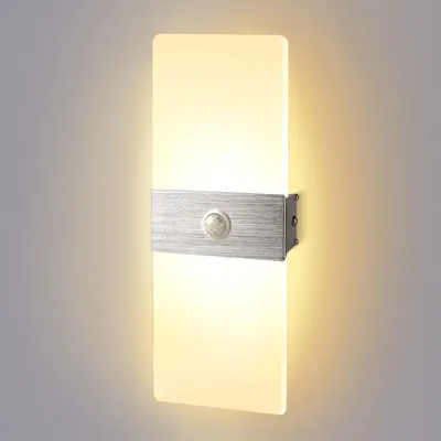 Productafbeelding van LED Wandlamp met Bewegingssensor 12W Warm Wit 3000K