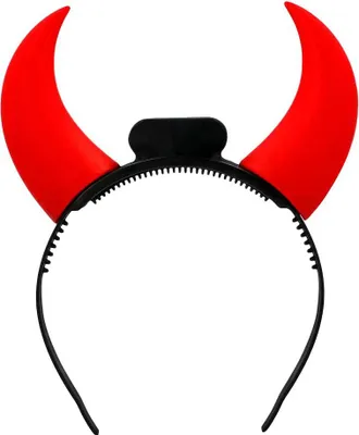Image de Tiare cornes de diable avec led 01071