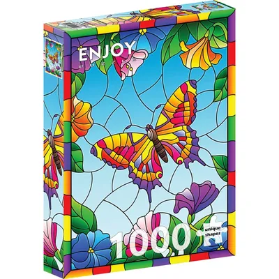 Produktbild von Puzzle mit 1000 Teilen Enjoy – Kristallschmetterling