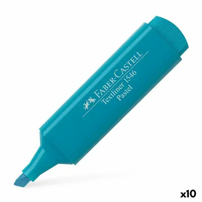 Obrázek produktu pro Zvýrazňovač Faber-Castell Textliner 1546 Cake turquoise (10 kusů)