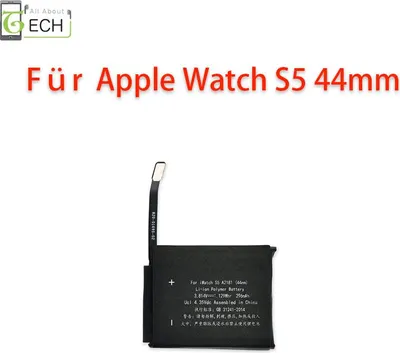 Produktbild von Ersatz Akku für Apple Watch 5 44mm Serie 5 A2181 296mAh Accu Batterie Battery
