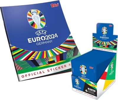 Obrázek produktu pro UEFA EURO 2024 Německo - Sběratelské samolepky - 1 album + 1 displej (100 sáčků)