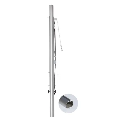 Produktbild von Sport-Thieme Volleyball-Mittelpfosten ø 83 mm, Mit Flaschenzugsystem