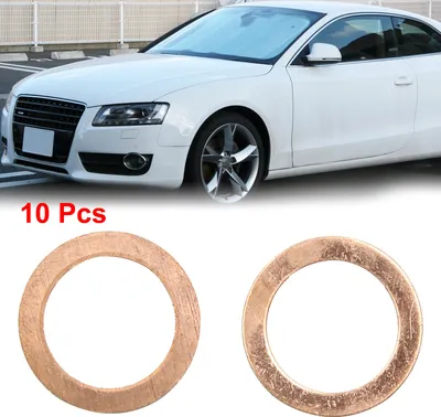 Produktbild von 10Stk.Kupferscheiben Auto Flachdichtungsplatten Dichtungen Ringe 18mm Innendurchmesser