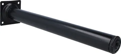 Produktbild von Möbelbein Tischbein Möbelfuss ø30mm rund Schwarz Sofafuss Bettstütze Metall Tischstütze 300mm Höhe