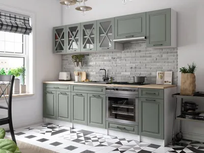 Obrázek produktu pro Kuchyňská linka GERTRID 260cm - Olive