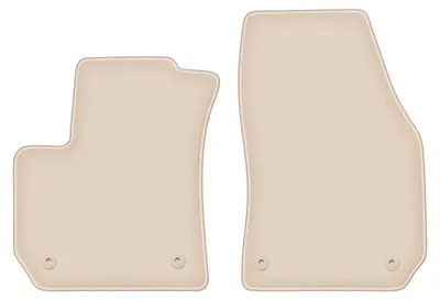 Produktbild von DURBAN Beige Velours-Fußmatten vorne für Opel Zafira B Minivan (2005-2014)