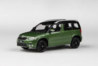 Obrázek produktu pro Škoda Yeti FL (2013) - Zelená Cosmic Metalíza ABREX 1:43