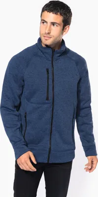 Immagine prodotto di Gilet da uomo Kariban con cerniera, in chiné