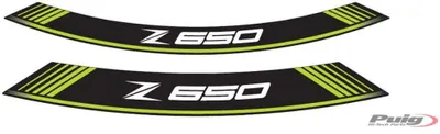 Produktbild von Puig Special Kawasaki Z650 Felgenstreifen Grün Grün One Size