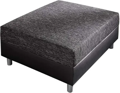 Produktbild von Clovis Sofa-Hocker in Schwarz, Modul B98 x T83, Sitzhocker mit Kunstleder