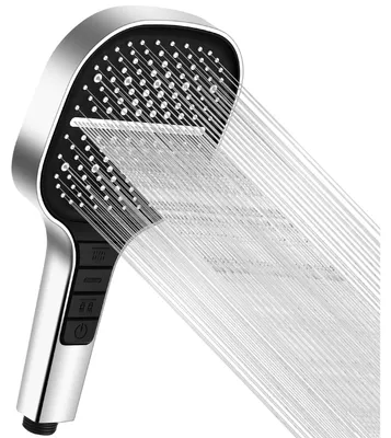 Productafbeelding van Douchekop regendouchekop handdouche - 7 straalsoorten - 130 x 122 mm - Verchroomd