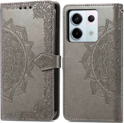 Produktbild von imoshion Mandala Klapphülle Xiaomi Redmi Note 13 Pro (5G) / Poco X6 - Grau
