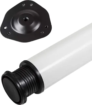 Produktbild von Tischbein 76 x 820 mm Weiß