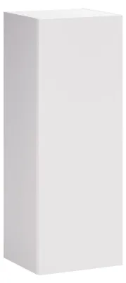 Obrázek produktu pro Závěsná skříňka do koupelny, 80 cm, bílá, matná, s mechanismem push-to-open, minimalistický design