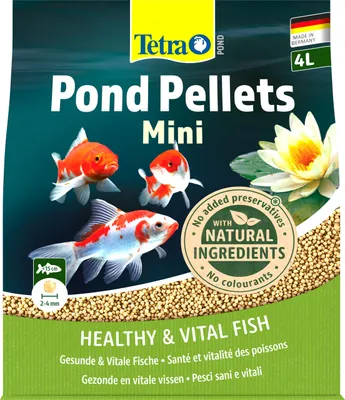 Image de Tetra Pond Pellets Mini 4 l Nourriture principale pour poissons de bassin jusqu'à 20 cm