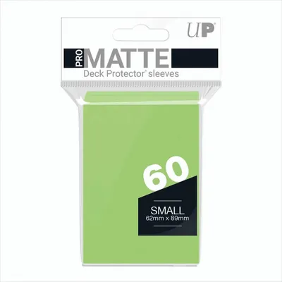 Produktbild von Ultra Pro - Lime Green Pro-Matte Sleeves klein (60)