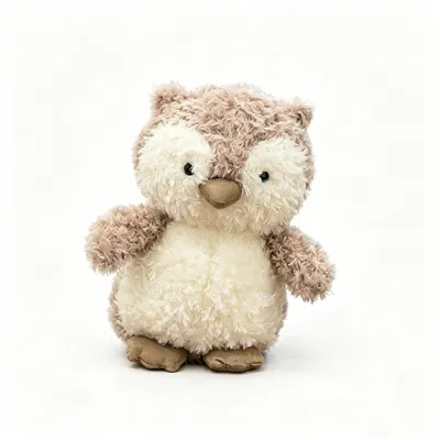 Produktbild von Kuscheltier Eule 30 cm – Weiches Plüschtier für Kinder, Braun