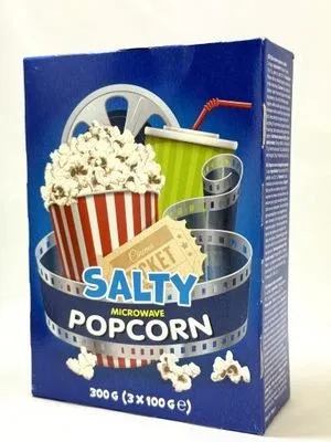 Zdjęcie produktu dla Microwave Popcorn Salted 3 x 90 g HELIO