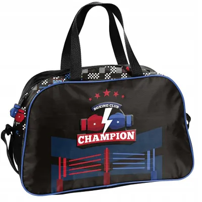 Produktbild von Paso Champion Sporttasche Kinder Schwimmbad Tasche Schwarz