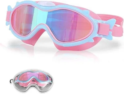 Immagine prodotto di Occhialini da nuoto per bambini, impermeabili, protezione UV, trasparenti, 3-16 anni