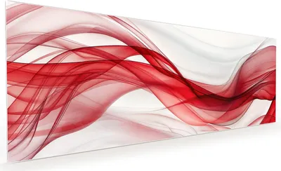 Produktbild von Küchenrückwand Spritzschutz Glas mit Motiv Farbige Wellen 40 x 40 cm