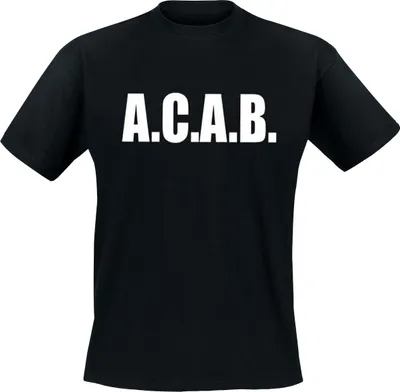 Obrázok produktu pre Tričko s nápisom "A.C.A.B."