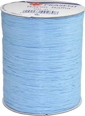 Immagine prodotto di Nastro da regalo in rafia, azzurro