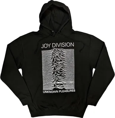 Obrázek produktu pro Joy Division - mikina s kapucí "Unknown Pleasures" pro muže/dámy Uni RO9443 (XL) (Black)