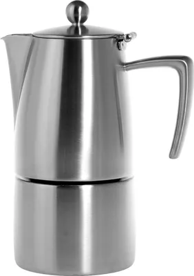 Produktbild von Ilsa Slancio Espressokanne, mit Induktionsboden, Edelstahl, Silber, für 4 Tassen