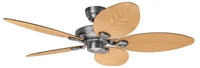 Image de Ventilateur de plafond pour l'extérieur Outdoor Elements II Raw Aluminium 137 cm