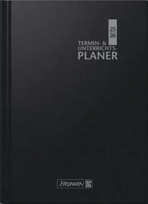 Productafbeelding van Termijn- en lesplanner 25/26 | A4, zwart kunststof