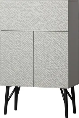 Produktbild von Carved Organic Bar Schrank Mango Holz Mist