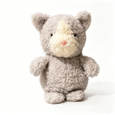 Image de Peluche souris 30 cm – Souris en peluche toute douce à câliner – Grise