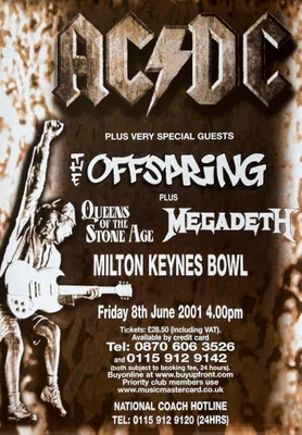 Image de AC/DC - 2001 - Affiche Poster - 61x85cm