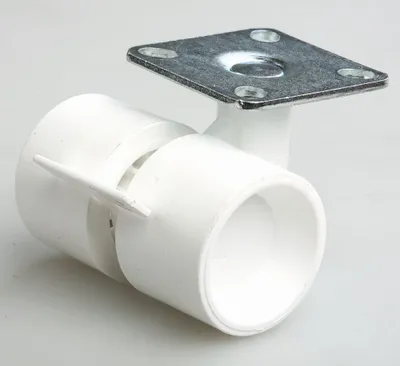 Image de Roulette de meuble Formula 40mm caoutchouc blanc