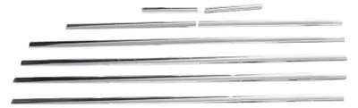 Produktbild von OMAC Zier- / Schutzleiste Türscheibe Fensterleiste 7512141 Fenster Ein-/Anbau für VW TOURAN (1T1, 1T2) Edelstahl für VW Touran