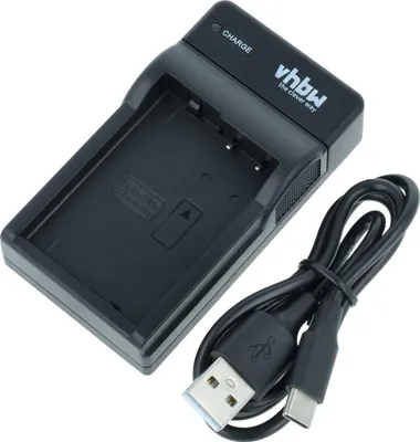 Produktbild von vhbw USB Ladegerät kompatibel mit Panasonic Lumix DMC-GF2KEG-K, DMC-GF2K, DMC-GF2KR, DMC-GF2KS Kamera Camcorder/Akku - Ladeschale, Ladeanzeige, 8,4 V