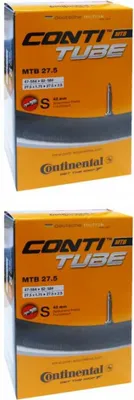 Produktbild von CONTINENTAL 2er-Set Fahrradschlauch MTB 27,5 Zoll 1,75-2,40 SV 42 mm Ventil h...