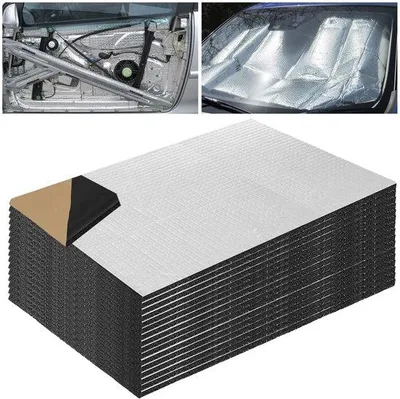 Produktbild von 15 Stück Autodämmmatte, 250 x 180 mm, Schalldämmmatte, Dämmmatte, 5 mm, selbstklebende Matte, Isolermatte