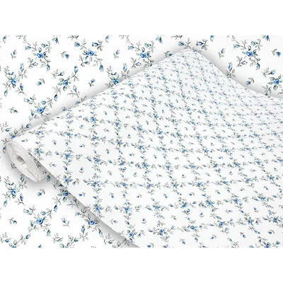 Produktbild von Klebefolie Möbel 45x25 cm - Kleine Blumen - Selbstklebende Möbelfolie im Deko-Stil - Klebefolie für Möbel ideal für Küche, Bad und DIY Projekte