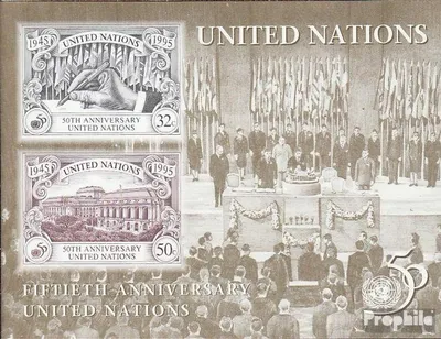Produktbild von Briefmarken UNO - New York 1995 Mi Block12 (kompl.Ausg.) gestempelt 50 Jahre UNO