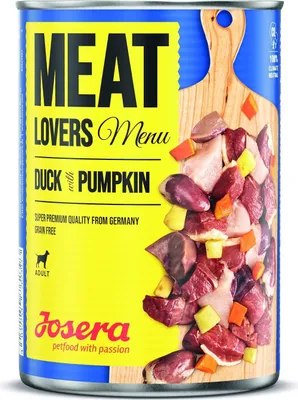 Produktbild von Josera | Hundefutter |  Nassfutter Meat Lovers Menu Duck with Pumpkin 6 x 400g