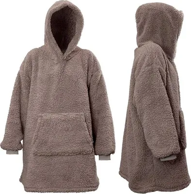 Produktbild von Unique Living - Kapuzenpullover Teddy - 70x50x87cm - Taupe
