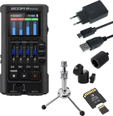 Produktbild von Zoom R4 MultiTrak Audio-Recorder mit Zubehör-Set