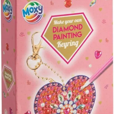 Imagen del producto de Grupo creativo de manualidades, pintura con diamantes, llavero