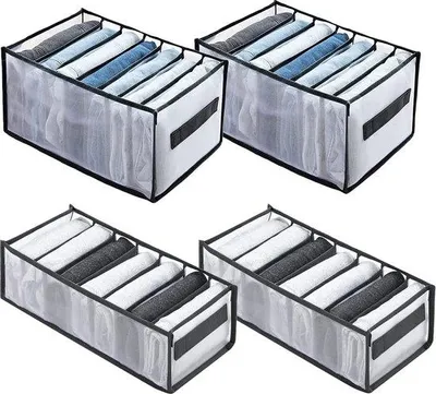 Produktbild von Famanu Lade Organizer – Kleiderschrank Organizer – Faltbarer Aufbewahrungskorb