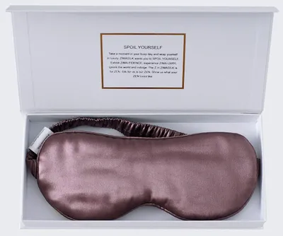 Obrázok produktu pre Luxusná hodvábna maska na spanie z 100% morušového hodvábu