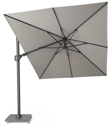 Produktbild von Sonnenschirm rechteckig Challenger T² Premium | doppelt kippbarㅤ4 Manhattan | Anthrazit 3.5 x 2.6 Meter