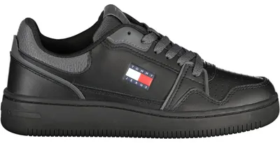 Image de Tommy Hilfiger sneakers pour femme en polyuréthane noir